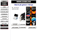 Desktop Screenshot of gobo.no